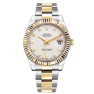 Rolex Rolex Log Men's Watch11633318k Gold White Disc Automatic Mechanical Watch Men's Watch