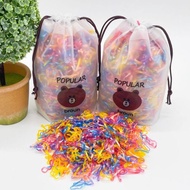 2293 RUBBER HAIR TIE FREE POUCH CONTENTS 2000 PCS