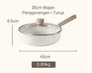 [New Varian] Carote Set Putih Peralatan Masak Dapur Satuan Anti Lengket