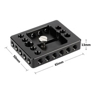 TECHCHIP-Universal Cheese Plate Camera Baseplate with 1/4 Inch 3/8 Inch Thread for 60D/70D/50D/40D/5