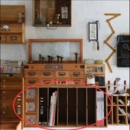 W18 杉木/手工大型木櫃 P A4文件 小櫃桶 木盒 桌收納 文具整理 手工材料分類 zakka