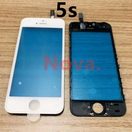 Touch Screen with Metal Frame Compatible for iPhone 5S Display Front Glass Digitizer Cellphone Repai