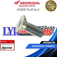 HONDA SCREW FLAT 6x1 FOR WAVE100 BRAVO XR200 -93600-06016-0A