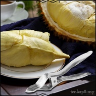 [TenlzspaeMY] Stainless Steel Durian Opener Clip Rustproof Pliers Durian Peel Breaking Tool for Household Cooking Tool Supplies Utensils