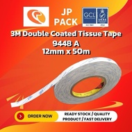 3M DOUBLE COATED TISSUE TAPE 9448A 12MM X 50M