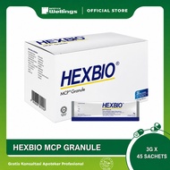[Wellings] HEXBIO MCP Granule 45 Sachets | Modified Citrus Pectin for Immune & Cellular Support