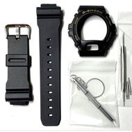 G-SHOCK DW-6900 Bezel and Strap Set, Black/Gold (Compatible with DW-6600 and DW-6930)