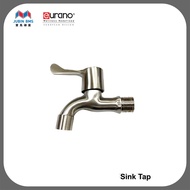 EURANO Matt Surface - ERN 2800 HT Bathroom Pillar Basin Faucet Cold Water Saving Sink Tap_JubinBMS