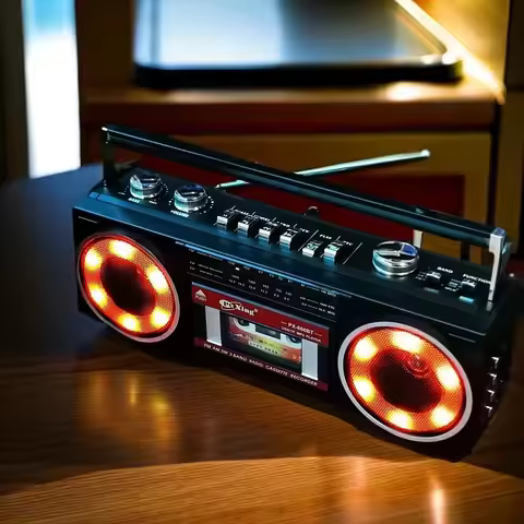 PX-666BT Portable Auto Stop Cassette Player with Am Fm Sw Radio USB Drive BT Speaker AC DC Home Tape