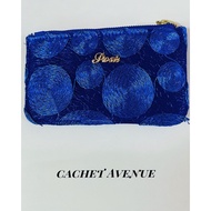 Blue Colour Circle Design Pouch