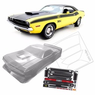 TeamC Dodge Challenger 1970 Clear Bodyshell 1/10 drift touring 200mm 257mm wheelbase