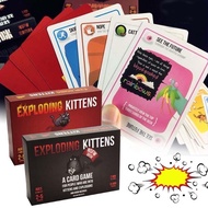 [SG STOCKS]  Exploding Kittens Card Games Party Game Board Games Red Basic &amp; NSFW pack &amp; Good vs Evil (Netflix)