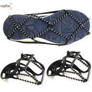 CUPFUN Shoes Crampons, Anti-Slip Walking Cleats Ice Gripper Spike,  Shoe Covers Universal Spike Grip