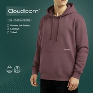 Kattoen - Cloudloom Plain Hoodie Jumper Jacket Maven 290 Gsm