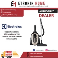 Electrolux 2000W UltimateHome 700 canister vacuum cleaner EFC71622SW