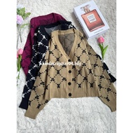 JUANITA BRANDED 7 GATE KNIT CARDIGAN