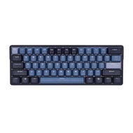 ROYAL KLUDGE WIRELESS KEYBOARD (คีย์บอร์ดไร้สาย) RK61 PLUS (BLACK-BLUE) (RK BROWN SWITCH - RGB LED -