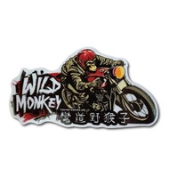 WAVES APE 浪猿 彎道野猴子 防水反光貼紙 機車貼紙 重機安全貼紙