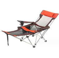 Foldable Camping Chair with Leg Rest Reclining Folding Recliner Lazy Chairs Outdoor Beach Fishing St