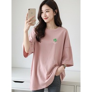 2S059 1XL-5XL Tshirt Women Clothes Tshirt Crop Top Blouse T shirt Plus Size Woman Polyester Women Fa