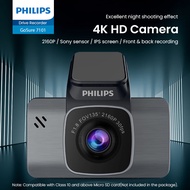 （Clearance Sale）Philips GS7101 4K Dash Cam with ADAS, Night Vision,135° Wide Angle - For Car Securit