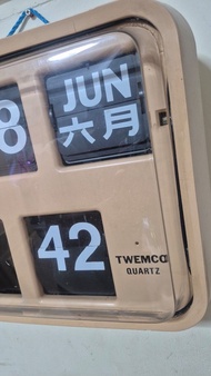 走頭無路  特價TWEMCO 翻頁時鐘 不議價