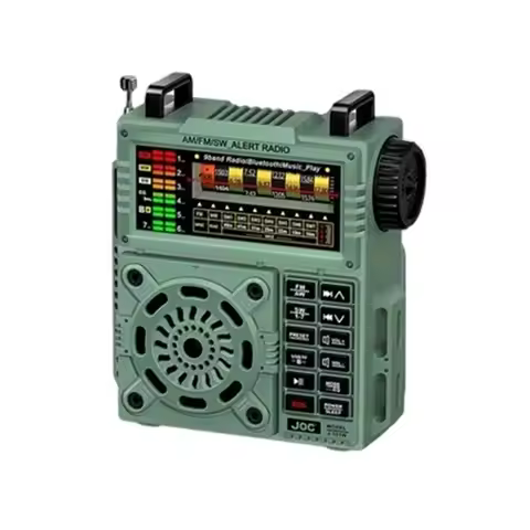 FULL-VHF SOS Alarm Clock Full Radios Portable AM FM Radio Receiver Ham Radio Emergency Amateur Short