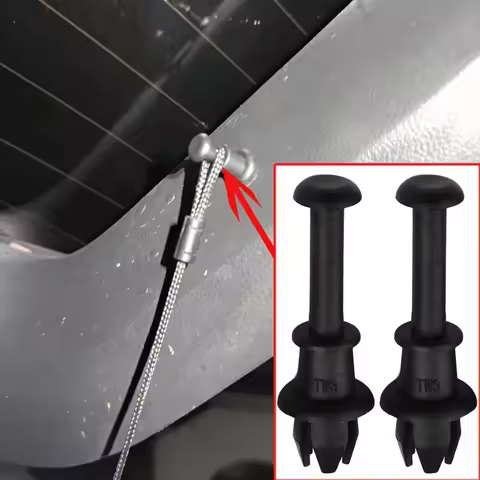 2x Car Boot Trunk Parcel Shelf Tray Strap String Clips Pins 1M6867574A For GOLF 5 Mk6 Tigaun 5N UP F