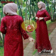 Gamis Brukat Modern / Baju Dress Cewek / Dress Muslim/ Gamis Wanita / Gamis Wanita Murah / Kebaya Mu