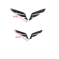 Carbon Fiber Exterior Front Rear Logo Decorative Cover For Genesis G70 2019 2020 2021 2022
