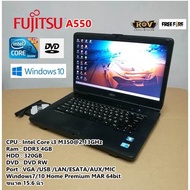 โน๊ตบุ๊คมือสอง Notebook FUJITSU A550 Intel Core i3 M350(RAM:4GB/HDD:320) นำเข้าจากญี่ปุ่น