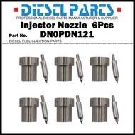 6Pcs Diesel Fuel Injector Nozzle Tips DN0PDN121 DNOPDN121 NP-DN0PDN121 NP-DNOPDN121 for