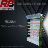 Rak Rokok Backwall Neon Box