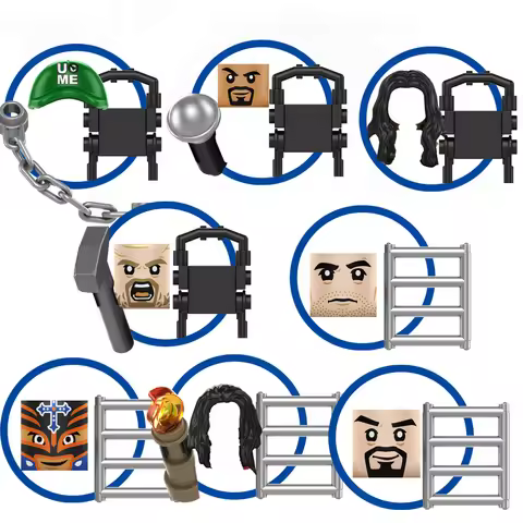 TP1064 Hot Toys Famous Character Mini Assemble Figures Building Block Educational Kids Toys