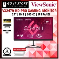 Viewsonic VX2479-HD-PRO 24" IPS FHD 1ms 165Hz Gaming Monitor (HDMI + DP)