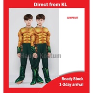 💥Ready Stock New Aquaman Costume Kids Aquaman Kostum kanak-kanak Malaysia Budak Superhero Kostum Jum
