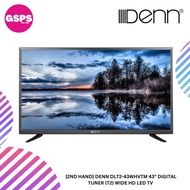 [2nd hand] DENN DLT2-43WHVTM 43" Digital Tuner (T2) Wide HD LED TV