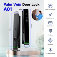 Smart WiFi Door Lock with Face Recognition Fingerprint and Bluetooth Electronic Keypad Door Locks fo