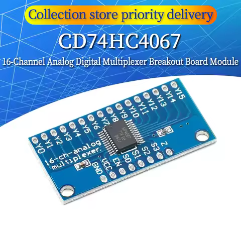 CD74HC4067 16-Channel Analog Digital Multiplexer Breakout Board Module Smart Electronics