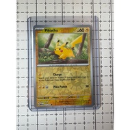 2023 POKEMON MEW EN-151 025 PIKACHU REVERSE HOLO