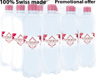 Swiss Mineral Water - Cristallo - Mild Sparkling (12 x 0.5L) best before end Feb 2023