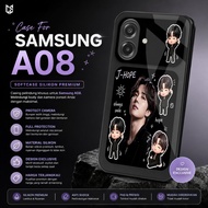 Samsung A08 Glass Case hp For Samsung A08 Casing hp For Samsung A08 Softcase hp For Samsung A08 Case