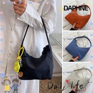 DAPHNE Handbag, Soft Glutinous Nylon Cloth Tote Bags, Casual Large Capacity Solid Color Mommy Bag Women Girls