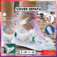 DO-S55 Unisex Waterproof Rain Cover for Kids Waterproof Rain Cover Shoe Cover Leak-Proof Rain Cover 