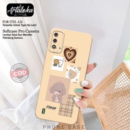 ITEL A26 Case - Cute Cartoon Fashion Case - Pro Camera Softcase - ITEL A26 Casing - TPU Silicone - I