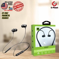 WUW R107 Stereo Sports Wireless Earbuds Waterproof magnetic In-Ear Neckband Earphones For Handphone 