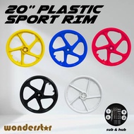 20 INCH PLASTIC SPORT RIM BICYCLE LAJAK / BMX / MTB