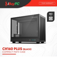 DEEPCOOL CH160 Plus mATX PC Case (Black)