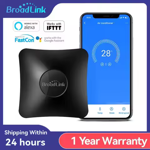 BroadLink RM4 Pro Universal Remote Control RF Controller IR Switch Smart Home Works Alexa Google Ass