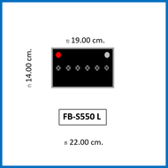🎖แบตเตอรี่รถยนต์ FB รุ่น S550 L / MF 40Ah. พร้อมใช้ / ไม่ต้องเติมน้ำ สำหรับรถเก๋ง <1500cc.